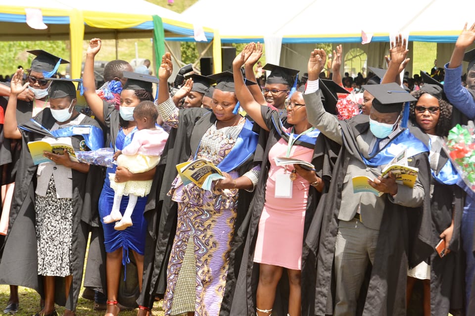 Mountains of the Moon University graduation A trait of steady progress