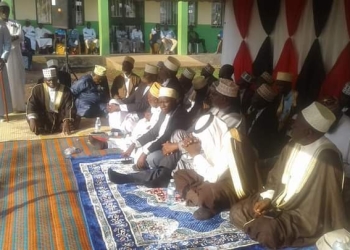 Some of the believers who attended the ceremony.